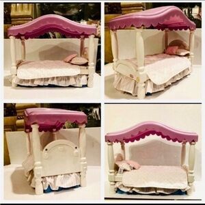 Little tikes my size barbie dollhouse canopy bed